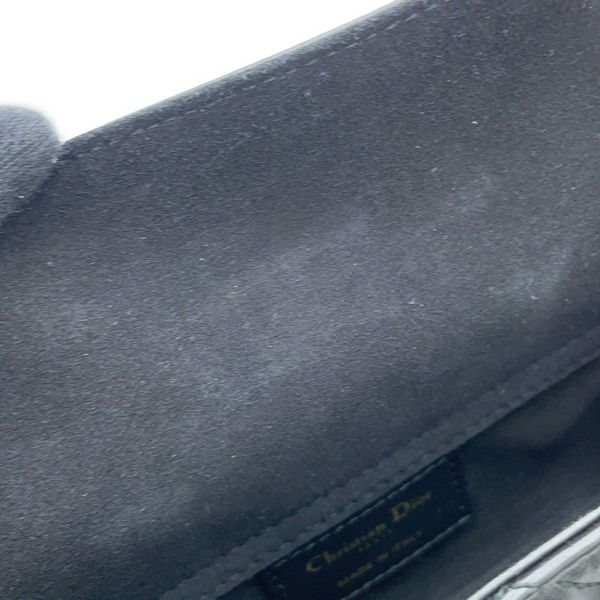 ディオール ハンドバッグ レディ D-JOY カナージュ マイクロ ラムスキン S0910ONGE Christian Dior 2way 黒