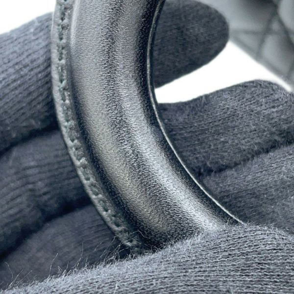 ディオール ハンドバッグ レディ D-JOY カナージュ マイクロ ラムスキン S0910ONGE Christian Dior 2way 黒