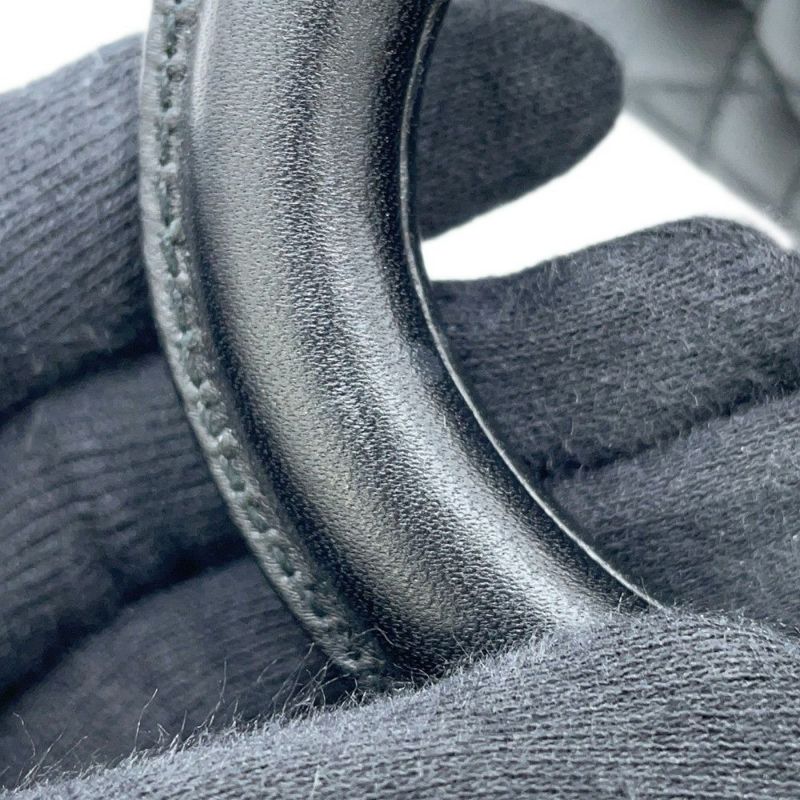 ディオール ハンドバッグ レディ D-JOY カナージュ マイクロ ラムスキン S0910ONGE Christian Dior 2way 黒