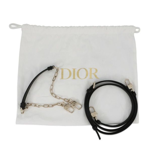 ディオール ハンドバッグ レディ D-JOY カナージュ マイクロ ラムスキン S0910ONGE Christian Dior 2way 黒
