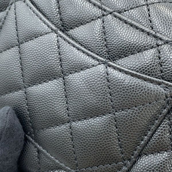 シャネル ハンドバッグ ココマーク マトラッセ ココハンドル XXS キャビアスキン AS2215 CHANEL 2way 黒