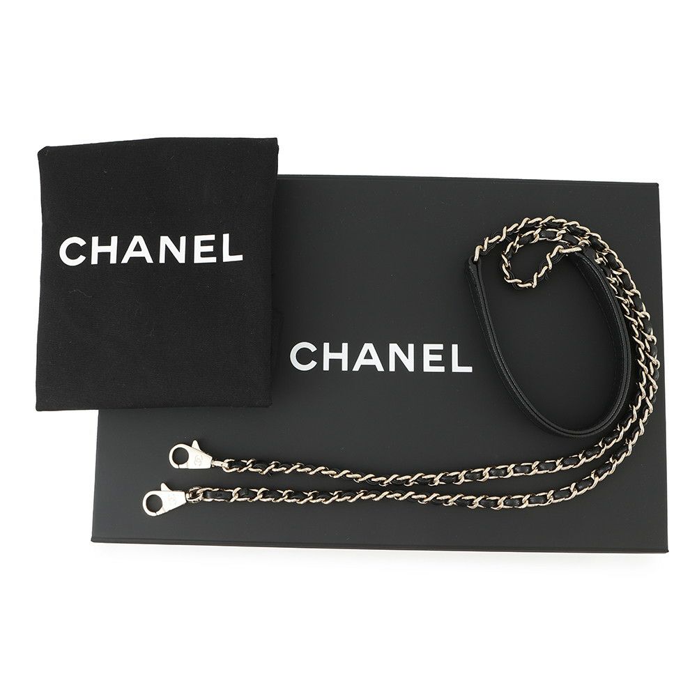 シャネル ハンドバッグ ココマーク マトラッセ ココハンドル XXS キャビアスキン AS2215 CHANEL 2way 黒