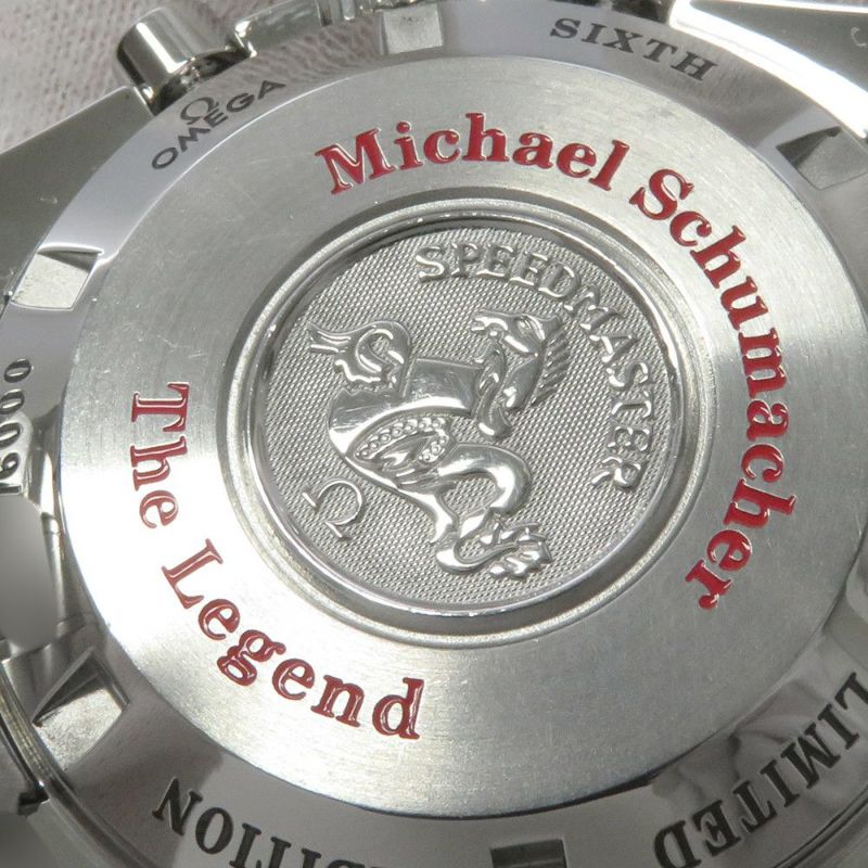 オメガ スピードマスター レーシング ミハエル・シューマッハ レジェンド 3559.32 世界6000本限定 白文字盤