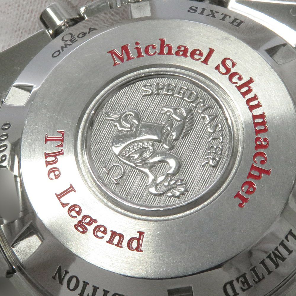 オメガ スピードマスター レーシング ミハエル・シューマッハ レジェンド 3559.32 世界6000本限定 白文字盤