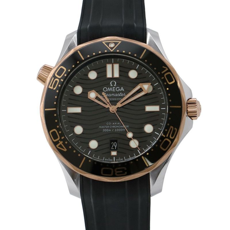 オメガ シーマスター ダイバー 300M 210.22.42.20.01.002 OMEGA 腕時計 黒文字盤