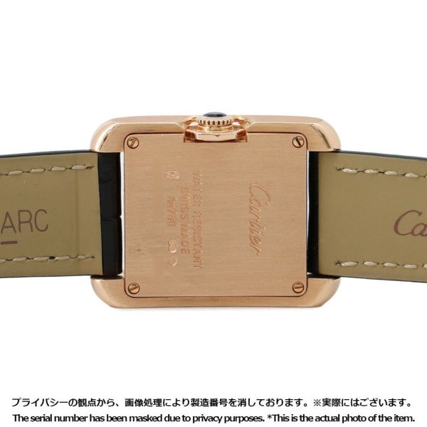カルティエ タンクアングレーズ SM W5310027 Cartier 腕時計 シルバー文字盤 クォーツ