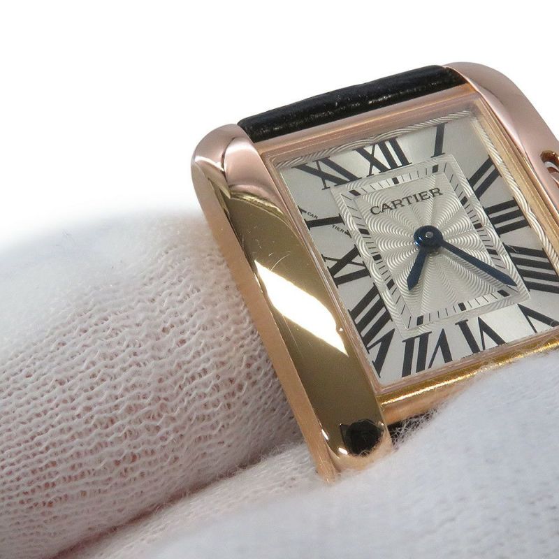 カルティエ タンクアングレーズ SM W5310027 Cartier 腕時計 シルバー文字盤 クォーツ