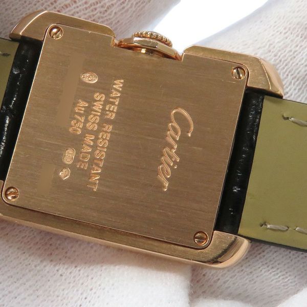 カルティエ タンクアングレーズ SM W5310027 Cartier 腕時計 シルバー文字盤 クォーツ