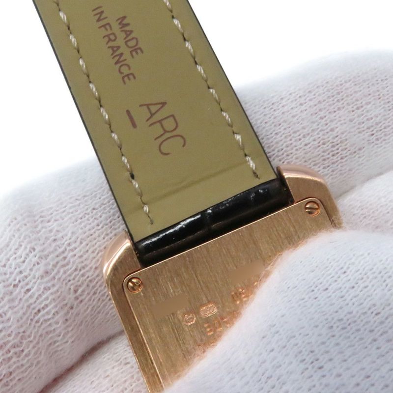 カルティエ タンクアングレーズ SM W5310027 Cartier 腕時計 シルバー文字盤 クォーツ