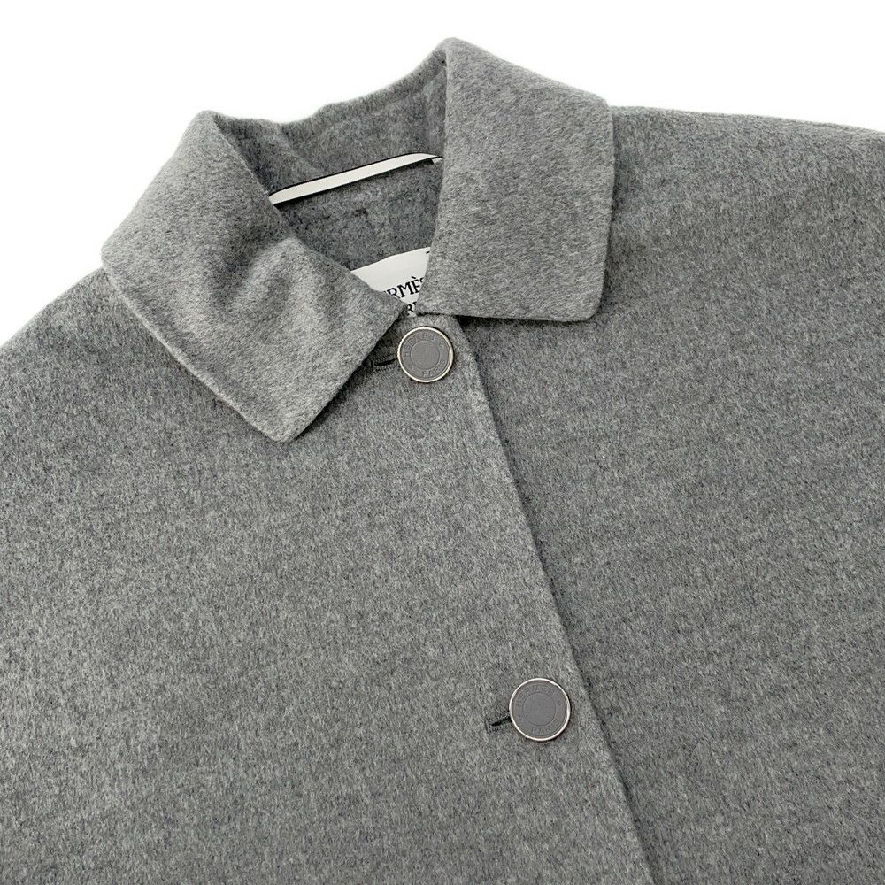 エルメス ベスト コート カシミヤ レディースサイズ36 4H0101DA HERMES トップス アウター