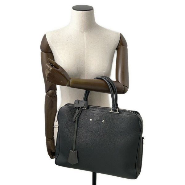 ルイヴィトン ビジネスバッグ トリヨンレザー アルマンド・ブリーフケース MM M54381 LOUIS VUITTON 書類バッグ ブラック 黒