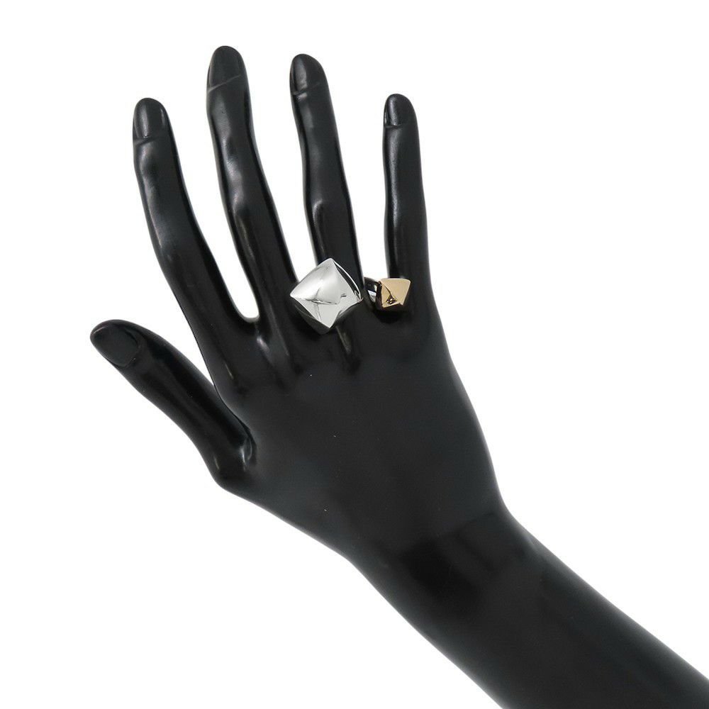 エルメス リング メドール SV925シルバー/K18PGピンクゴールド リングサイズ58 HERMES ジュエリー