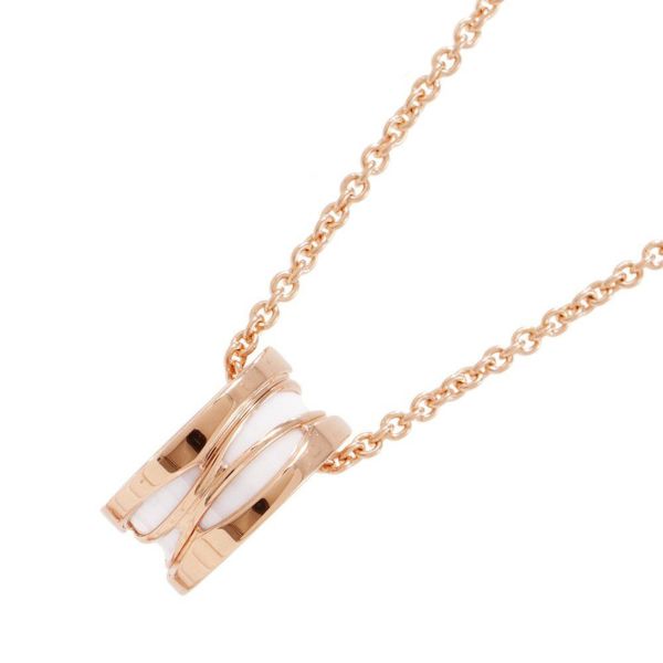 ブルガリ ネックレス ビーゼロワン デザインレジェンド B-zero1 K18Pピンクゴールド/CEセラミック 356117 ジュエリー