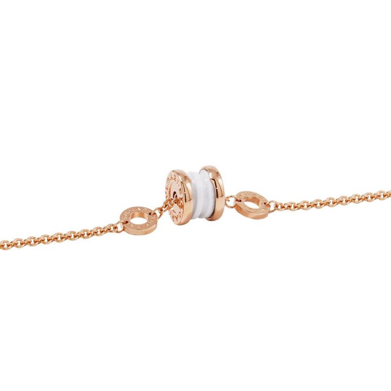 ブルガリ ブレスレット B-ZERO1 ビーゼロワン エレメント K18PGピンクゴールド/ホワイトセラミック SM