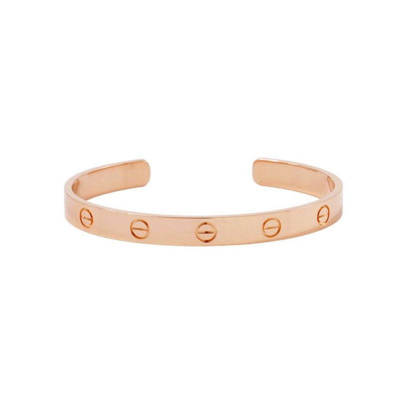 カルティエ バングル ラブブレス K18PGピンクゴールド サイズ17 LOVEブレスレット ブレスレット