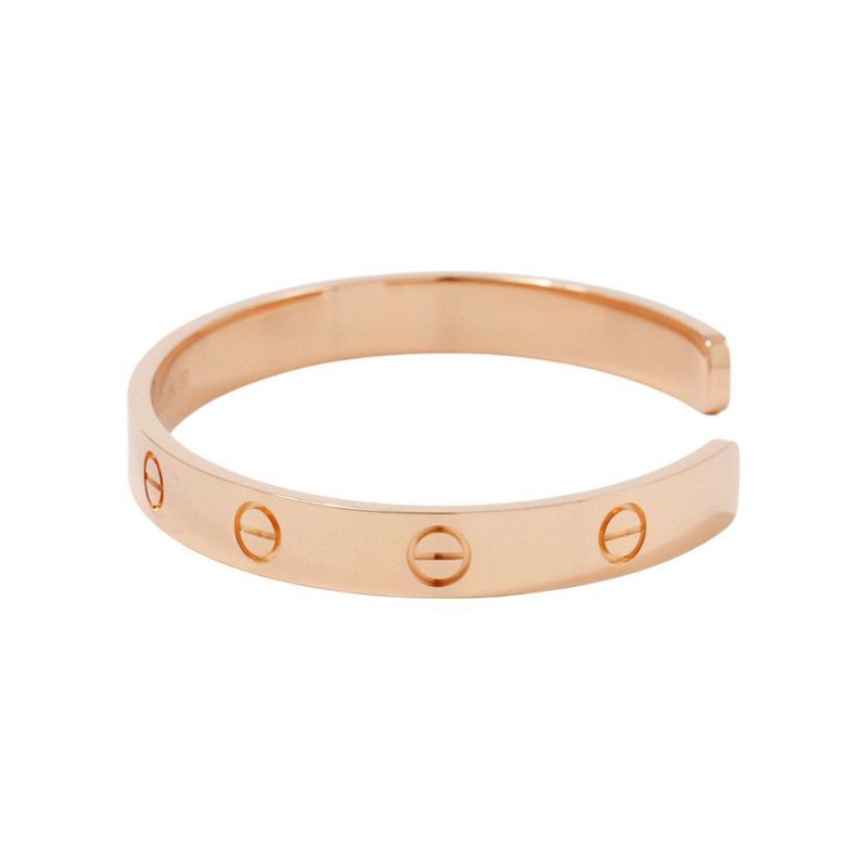 カルティエ バングル ラブブレス K18PGピンクゴールド サイズ17 LOVEブレスレット ブレスレット