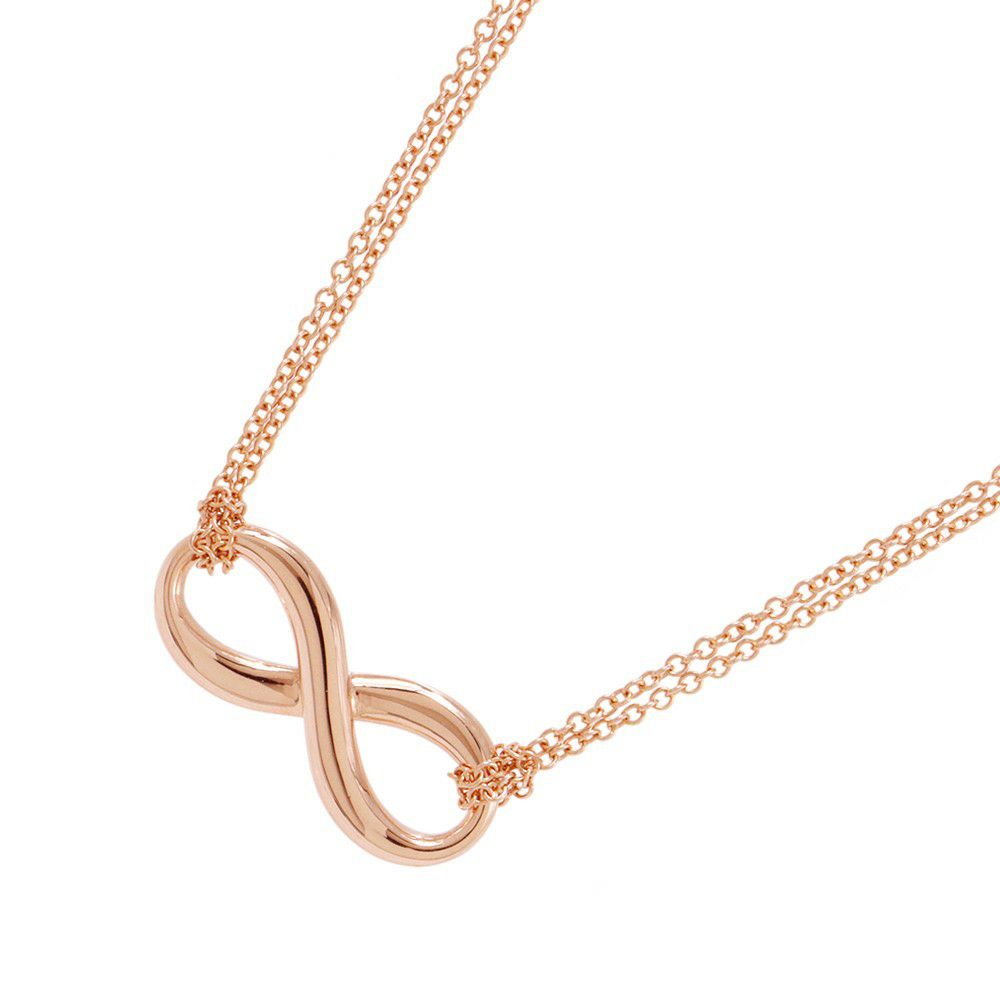 ティファニー ネックレス インフィニティ K18PGピンクゴールド Tiffany&Co. ジュエリー