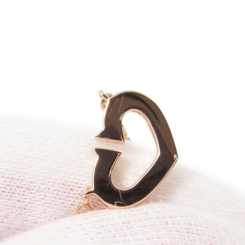 カルティエ ネックレス Cハート ダイヤモンド K18PGピンクゴールド B7008400 Cartier ペンダント