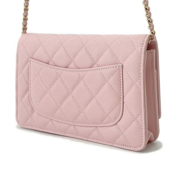 シャネル チェーンウォレット マトラッセ ココマーク キャビアスキン AP4246 CHANEL 財布