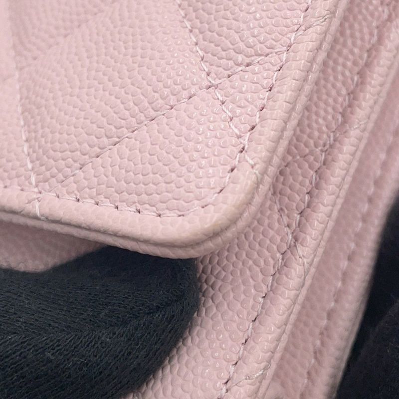 シャネル チェーンウォレット マトラッセ ココマーク キャビアスキン AP4246 CHANEL 財布