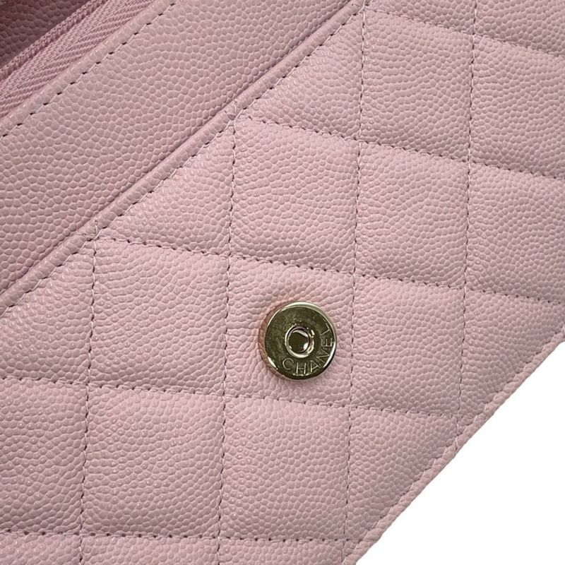 シャネル チェーンウォレット マトラッセ ココマーク キャビアスキン AP4246 CHANEL 財布