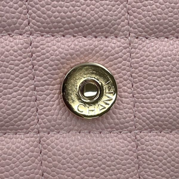 シャネル チェーンウォレット マトラッセ ココマーク キャビアスキン AP4246 CHANEL 財布