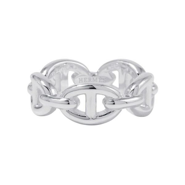 エルメス リング シェーヌダンクル アンシェネPM Enchainee SV925シルバー リングサイズ52 HERMES ジュエリー
