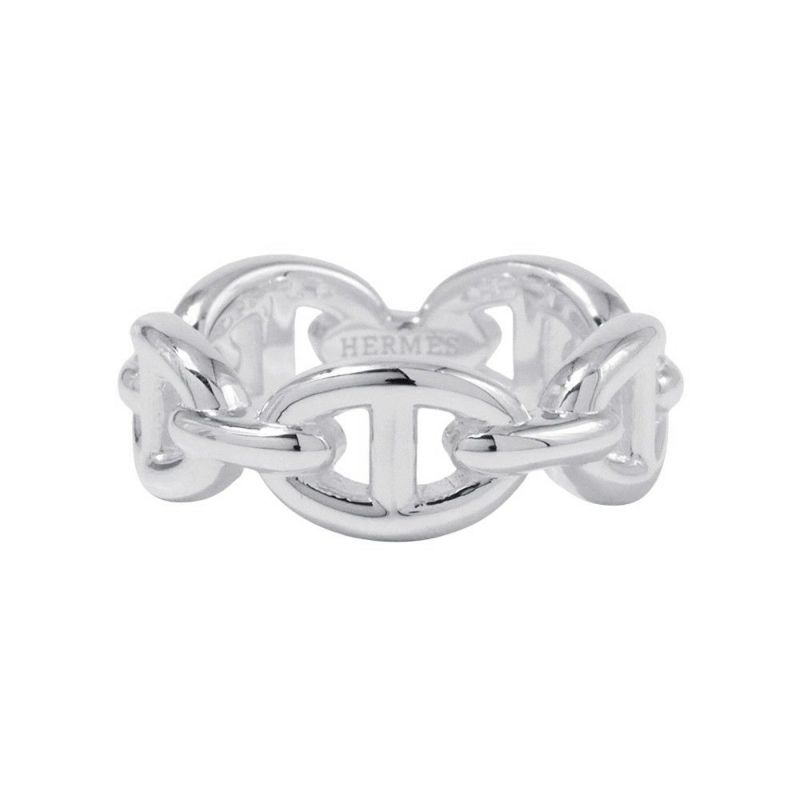 エルメス リング シェーヌダンクル アンシェネPM Enchainee SV925シルバー リングサイズ52 HERMES ジュエリー