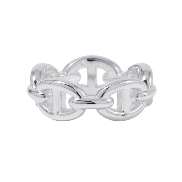 エルメス リング シェーヌダンクル アンシェネPM Enchainee SV925シルバー リングサイズ52 HERMES ジュエリー