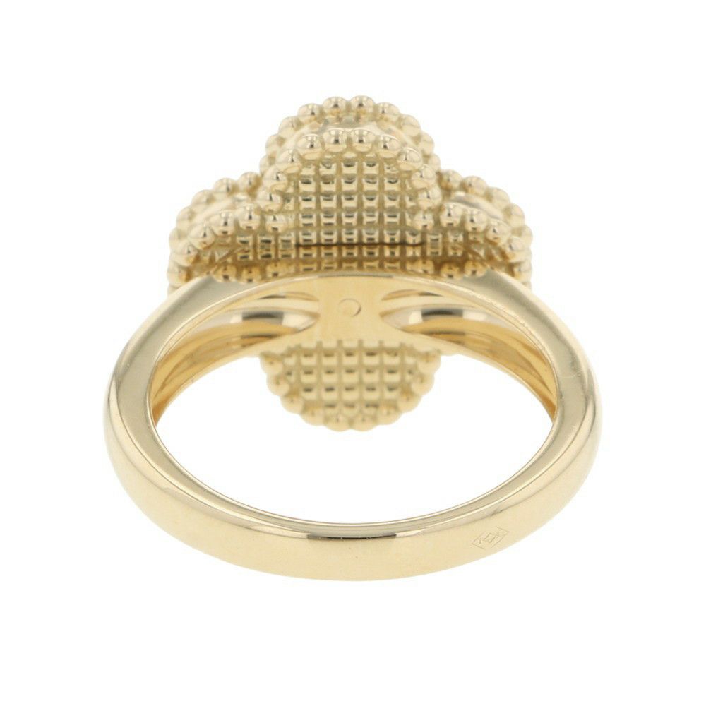 ヴァンクリーフ＆アーペル リング ヴィンテージ アルハンブラ リング オニキス/ダイヤモンド 1P 0.05ct K18YG サイズ50 VCARA41000