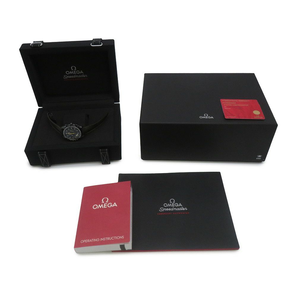 オメガ スピードマスター ダークサイドオブザムーン アポロ 310.92.44.50.01.001 OMEGA 腕時計 スケルトン文字盤