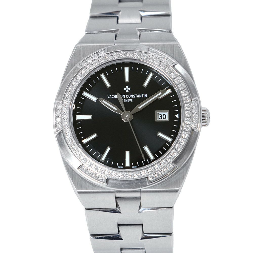 ヴァシュロンコンスタンタン オーヴァーシーズ ダイヤベゼル 1205V/100A-B591 黒文字盤