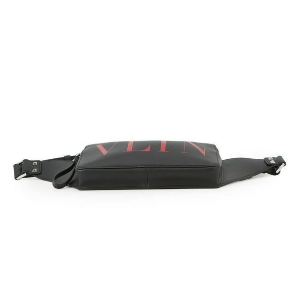 ヴァレンティノ・ガラヴァーニ ボディバッグ VLTNロゴ TY2B0719WJW VALENTINO ベルトバッグ 黒