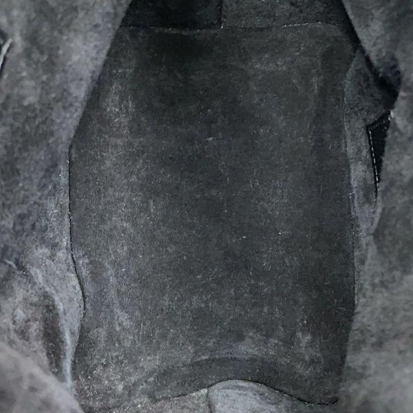 サンローランパリ ハンドバッグ エマニュエル  バケットバッグ クロコ型押しレザー 340240 黒 2way