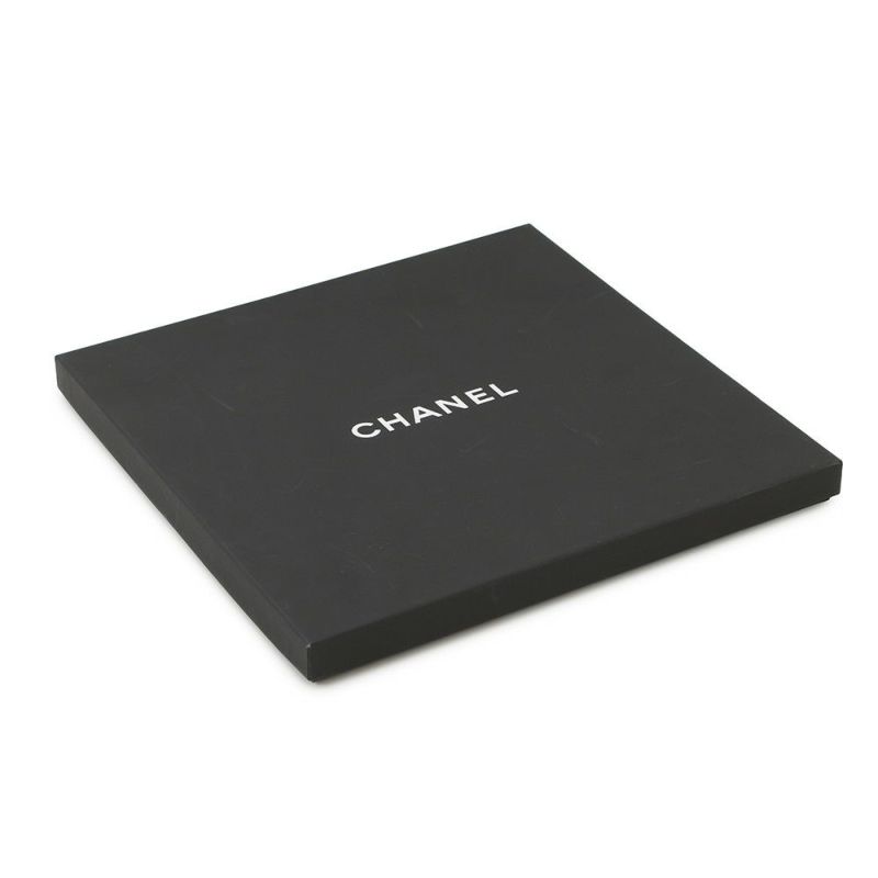 シャネル シュシュ リボン ロゴ シルク AA7530 CHANEL ヘアアクセサリー 白