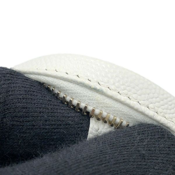 シャネル ポーチ ココマーク マトラッセ コスメポーチ A80909 CHANEL 小物入れ 化粧ポーチ 白