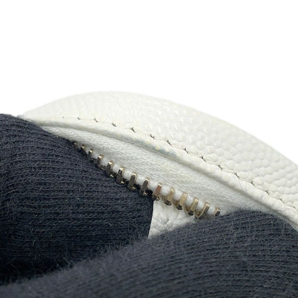 シャネル ポーチ ココマーク マトラッセ コスメポーチ A80909 CHANEL 小物入れ 化粧ポーチ 白