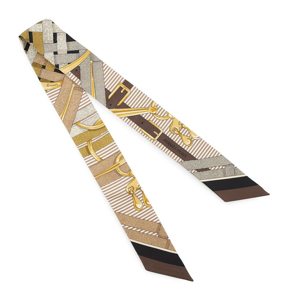 エルメス スカーフ ツイリー 馬銜・シュミーズ Mors a Jouets Chemise HERMES シルクツイル