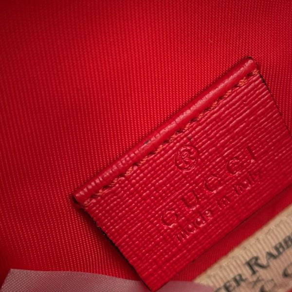 グッチ ボディバッグ チルドレンズ GGスプリーム ピーターラビット 502095 GUCCI ウエストポーチ キッズ