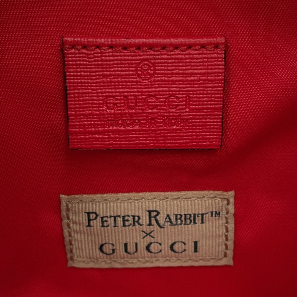 グッチ ボディバッグ チルドレンズ GGスプリーム ピーターラビット 502095 GUCCI ウエストポーチ キッズ