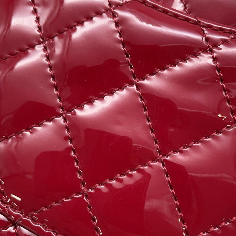 シャネル  チェーン ショルダーバッグ ココマーク マトラッセ パテント AP3354 CHANEL バッグ