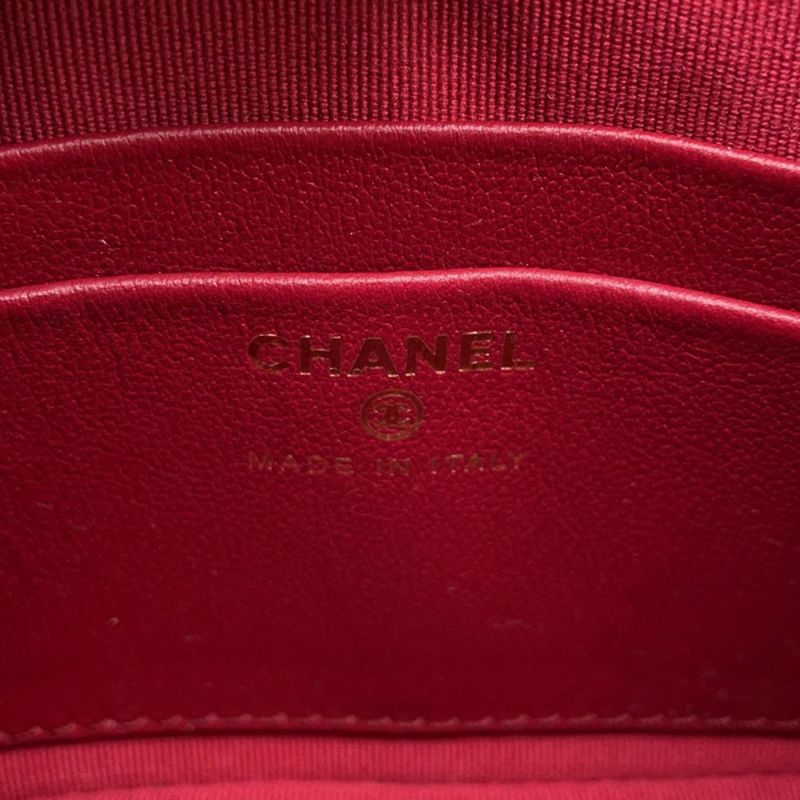 シャネル  チェーン ショルダーバッグ ココマーク マトラッセ パテント AP3354 CHANEL バッグ