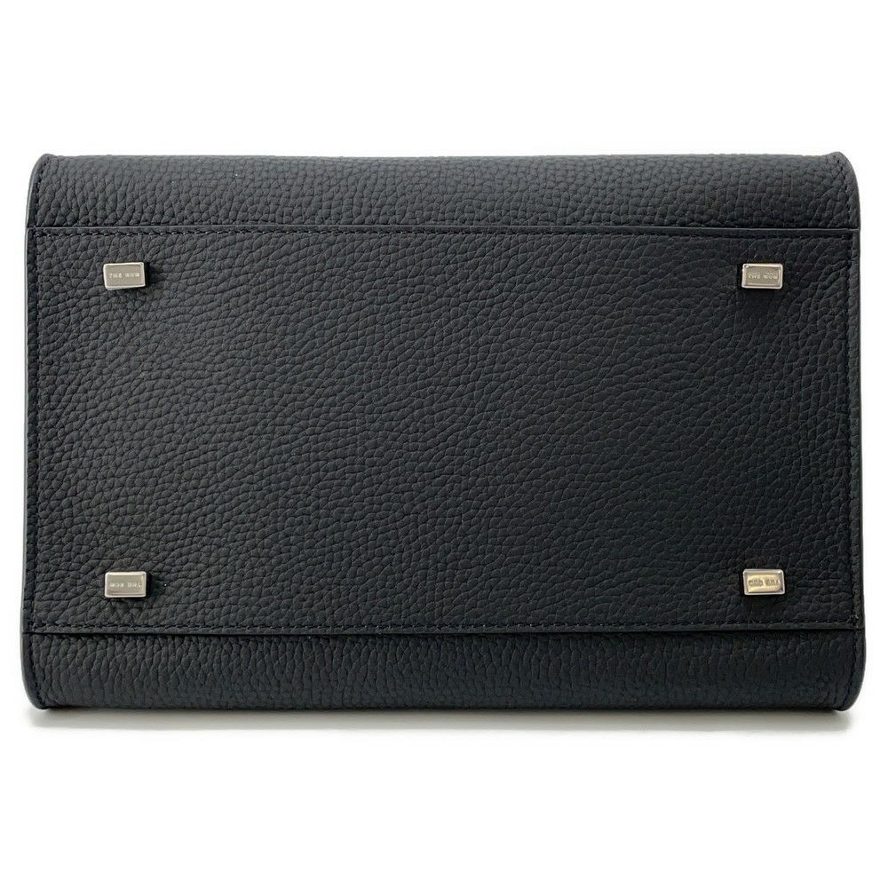 ザ ロウ ハンドバッグ ソフトマルゴー10 レザー W1190 L133 THE ROW 2wayショルダーバッグ  黒