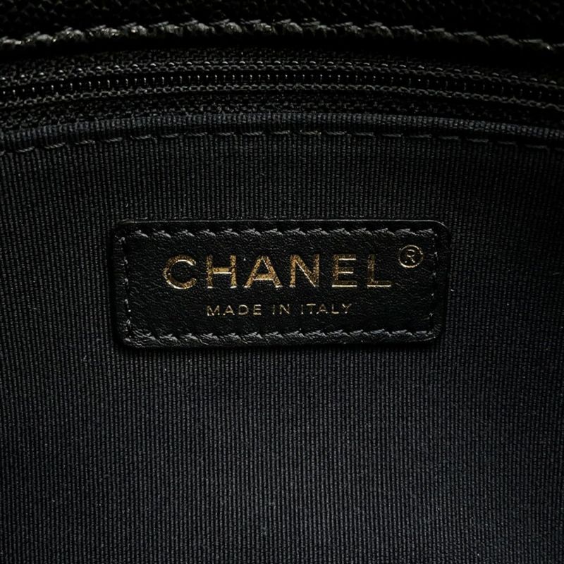 シャネル チェーンショルダーバッグ ミニ マトラッセ キャビアスキン AS3757 CHANEL バッグ 黒