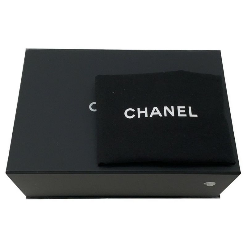 シャネル チェーンショルダーバッグ ミニ マトラッセ キャビアスキン AS3757 CHANEL バッグ 黒