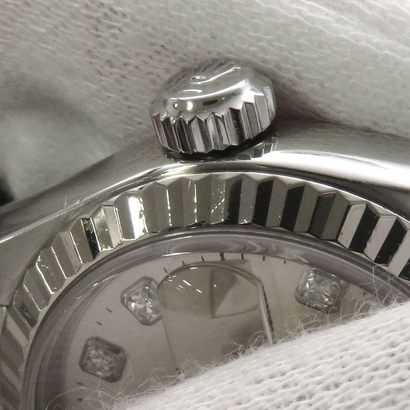ロレックス デイトジャスト K番 SS/K18WG 79174G ROLEX 腕時計 シルバー文字盤 10PD