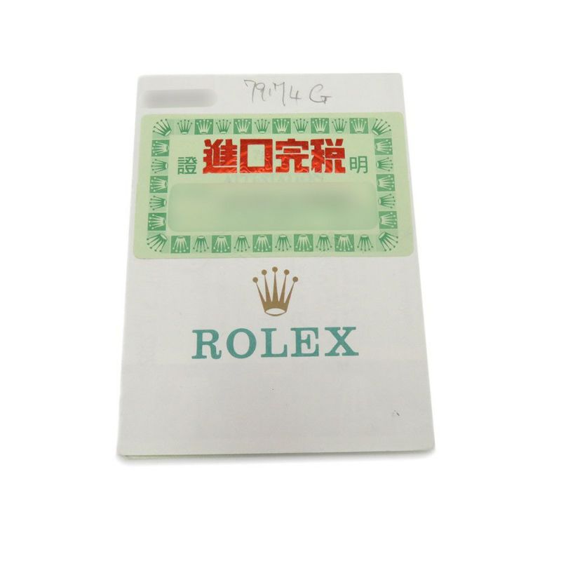 ロレックス デイトジャスト K番 SS/K18WG 79174G ROLEX 腕時計 シルバー文字盤 10PD