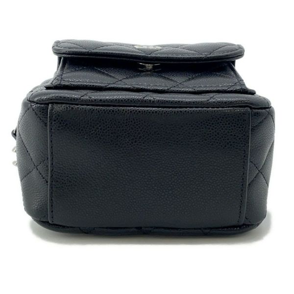 シャネル リュック マトラッセ ココマーク バックパック ミニ キャビアスキン AP3753 CHANEL 2way 黒