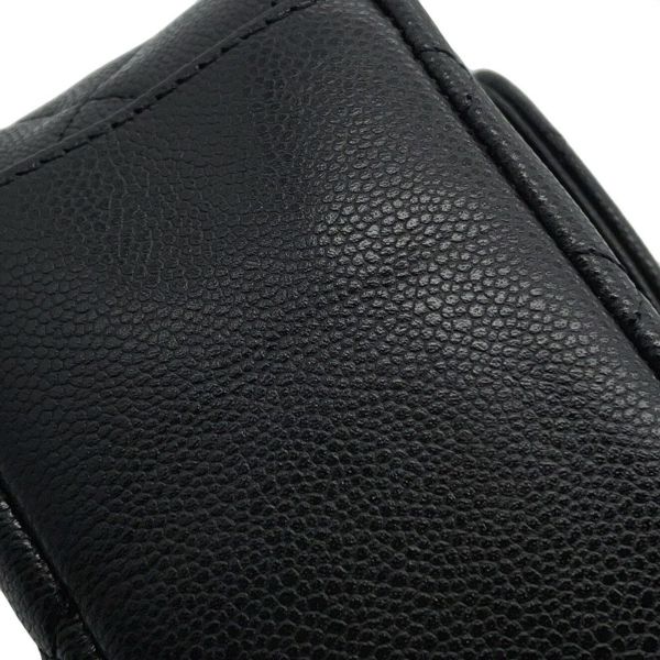 シャネル リュック マトラッセ ココマーク バックパック ミニ キャビアスキン AP3753 CHANEL 2way 黒