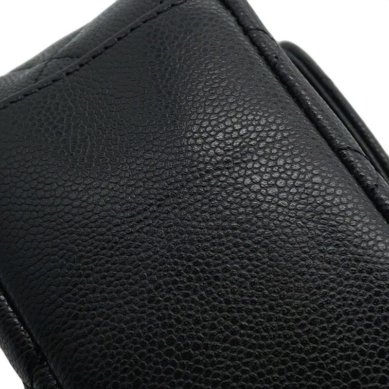 シャネル リュック マトラッセ ココマーク バックパック ミニ キャビアスキン AP3753 CHANEL 2way 黒